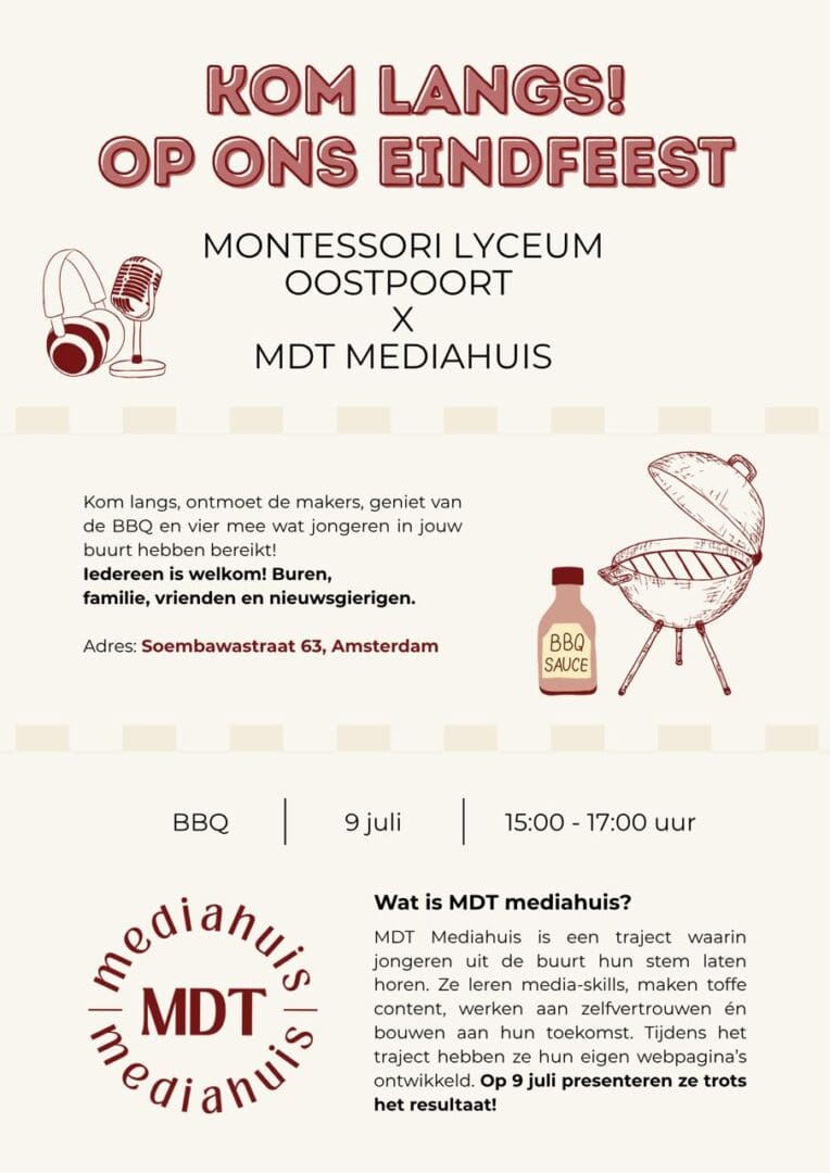 Flyer eindfeest
