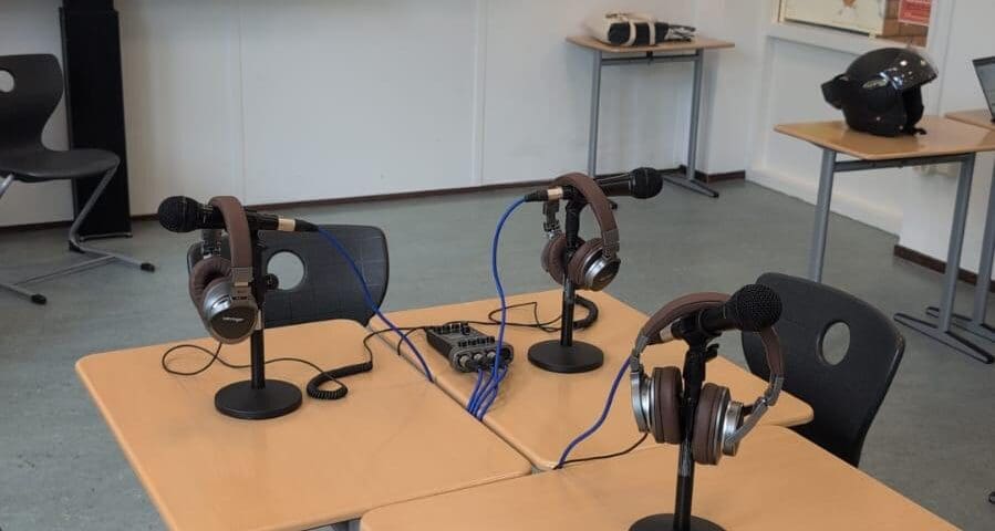 podcast setup